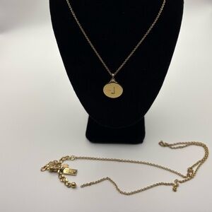 Kate Spade Gold Initial Pendant Necklace